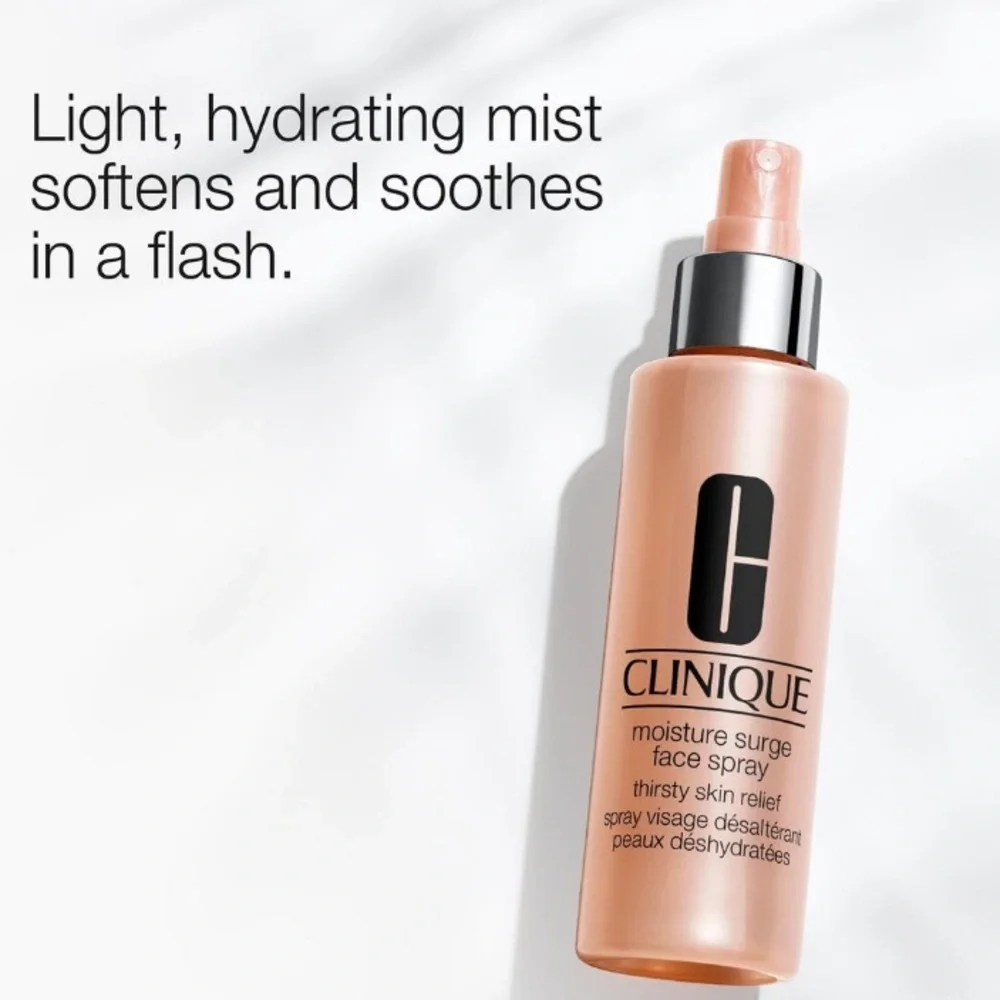 NWT Clinique Moisture Surge Face Spray Thirsty Skin Relief 4.2 oz - Picture 2 of 5
